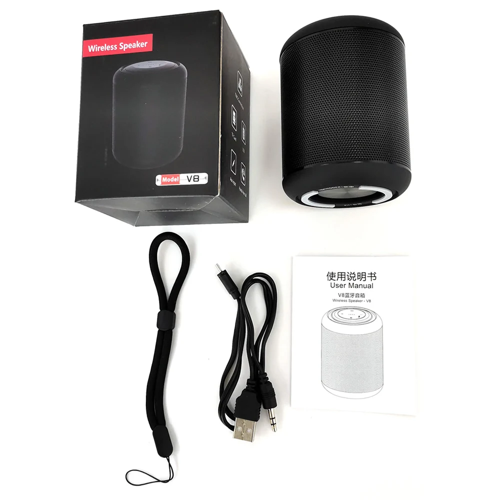 

Bluetooth Speakers Box Sound Home Heavy Bass Wireless Mini Cell Small Steel Gun Metal Music Player Outdoor Subwoofer