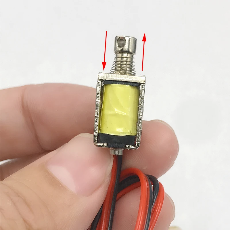 

DC 3V/5V/6V/9V/12V 8mm*10mm Tiny mini Push-Pull Square Electromagnet Frame Through Type Solenoid Electromagnet
