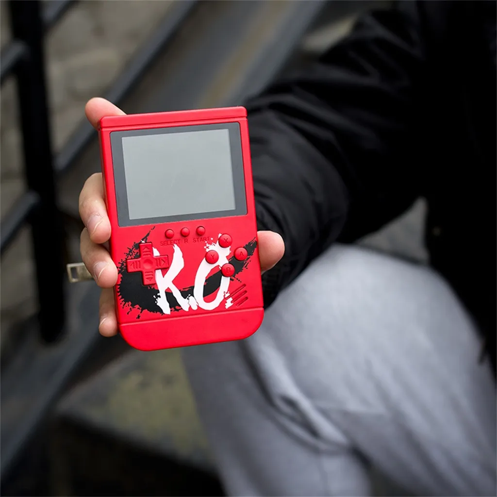 Ёмкость Портативный игровая консоль с 3 0 дюйма 300 игры Мощность банк USB геймпад 2019