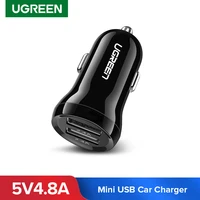 ugreen 4 8a dual usb car charger for phone mini car phone charger adapter in car auto accessories fast charging car charger