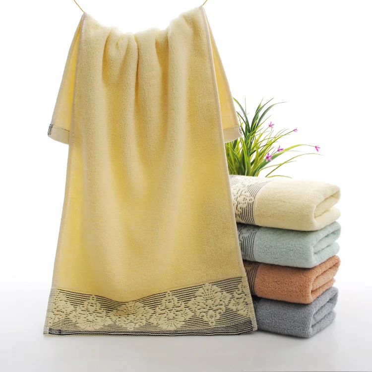 Высококачественное абсорбирующее полотенце для лица 4 цвета толстое хлопковое