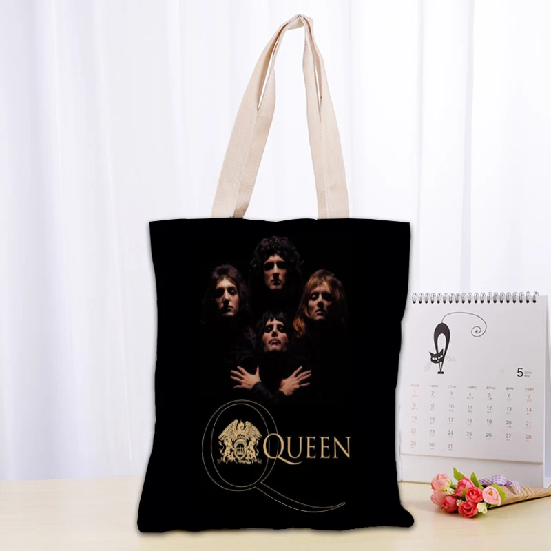 Custom Queen Tote Bag Foldable Shopping Bag Reusable Eco Lar
