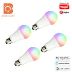 Светодиодная лампа Benexmart Zigbee 3,0, E27, 10 Вт, регулиросветильник яркости, 4 шт.