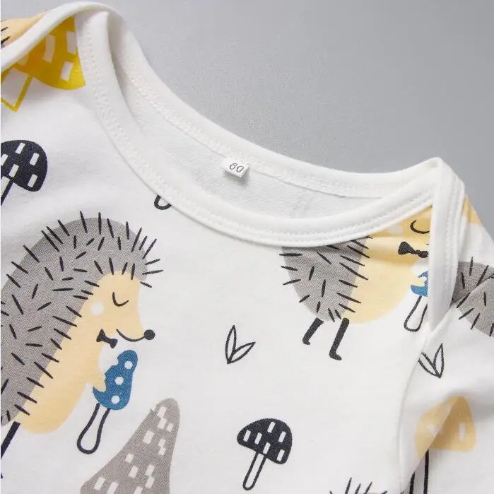 Носки для маленьких мальчиков и девочек боди с мультипликационным принтом в виде