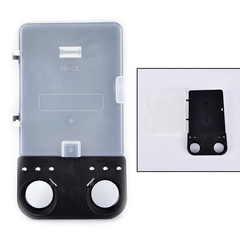 Пластиковый держатель для карт гольфа черный + Прозрачный чехол