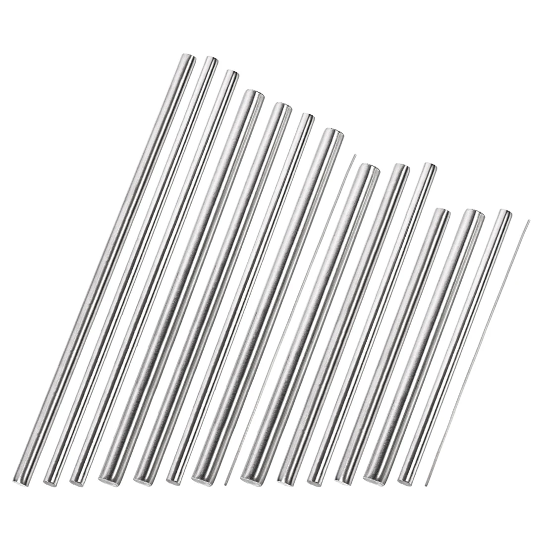 

Uxcell 8mm x 250mm 304 Stainless Steel Solid Round Rod for DIY Craft - 10pcs