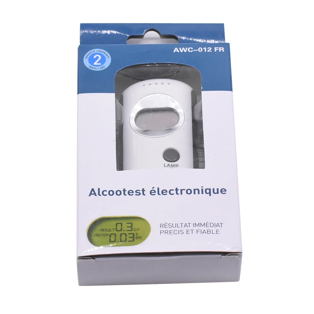 Спиртометр с ЖК-экраном Профессиональный полицейский цифровой дисплей мини