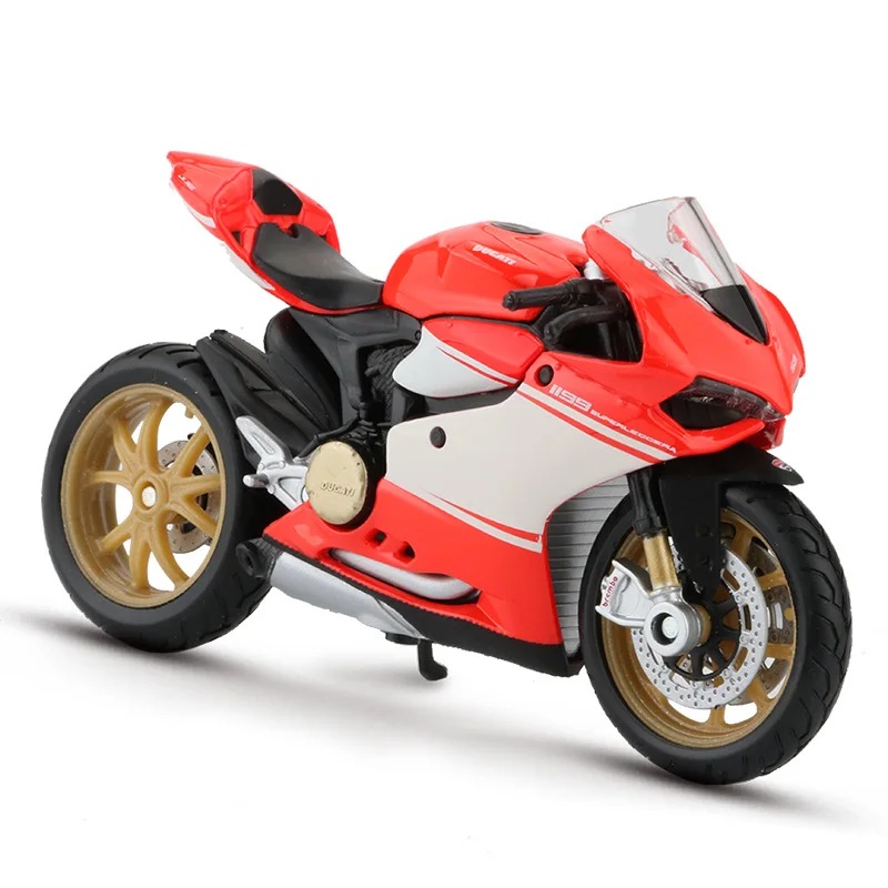 Гоночная модель автомобиля Maisto 1:18 игрушечный сплав 1199 мотоцикла SUPERLECCERA