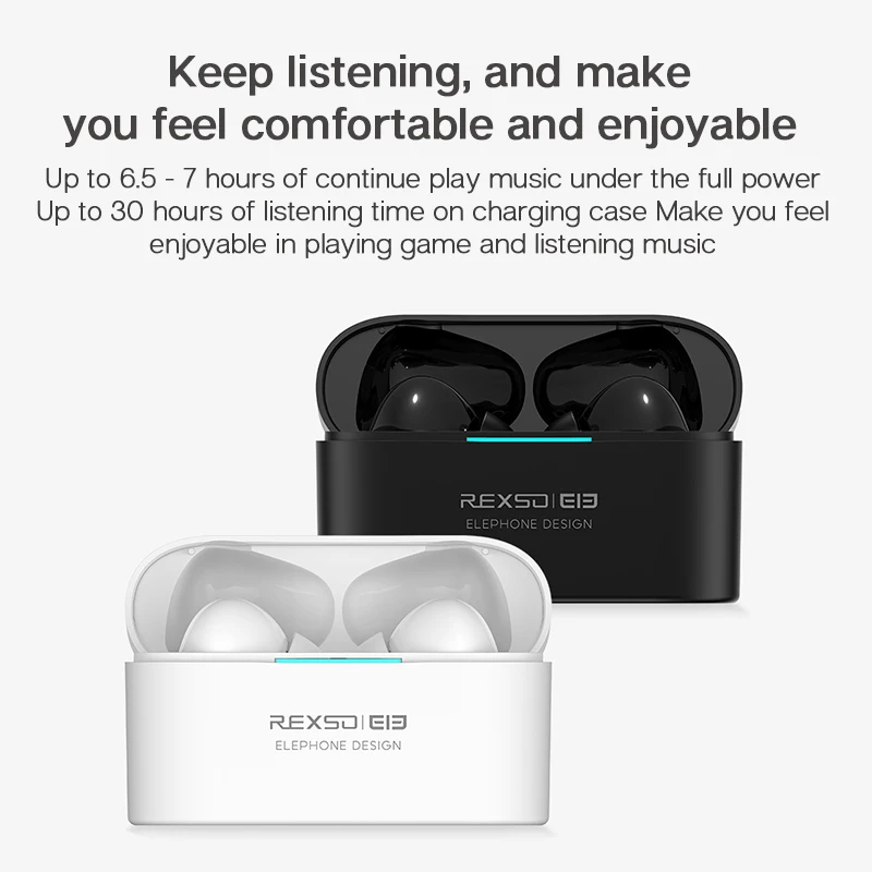 ELEPODS X активный Шум шумоподавления наушники-вкладыши TWS с наушники 30dB ANC глубина
