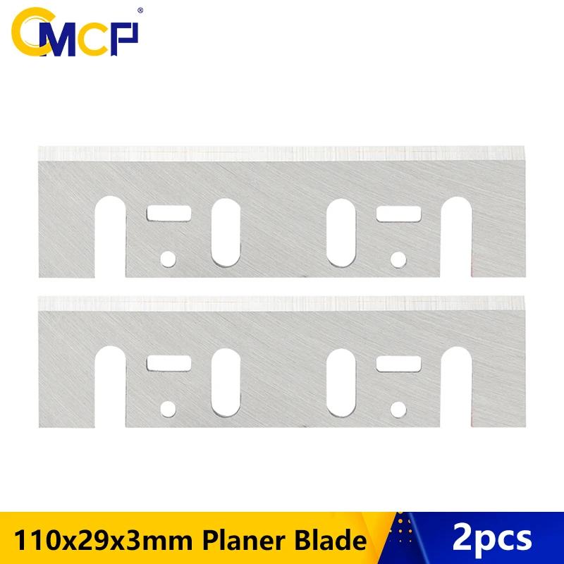 

CMCP 2pcs 110x29x3mm Electric Planer Blade Replace for 1911 Planer Blade Power Tool Accessories