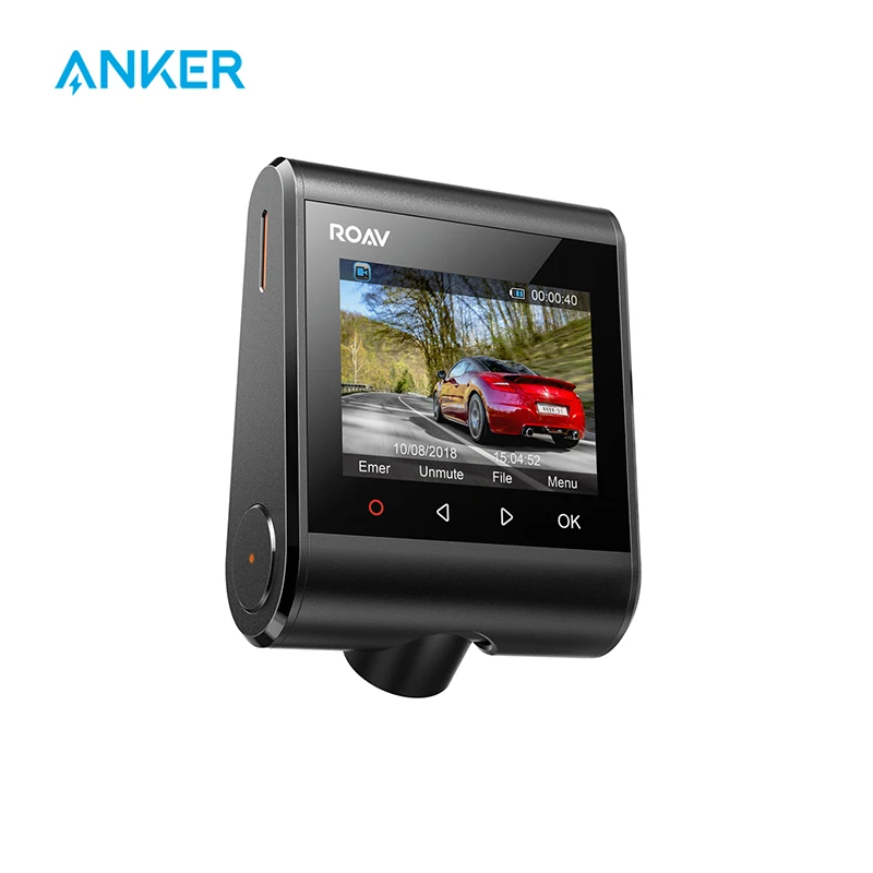 Anker Roav Dash Cam S1, Dashboard Camera with Sony Sensor, Full HD 1080p, NightHawk Vision,Built-In GPS, Wi-Fi & Wide-Angle Lens