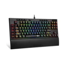 Механическая игровая клавиатура Redragon K588 с RGB-подсветкой, программируемые клавиши, запись макросов, синие переключатели для ПК, ноутбука, геймера