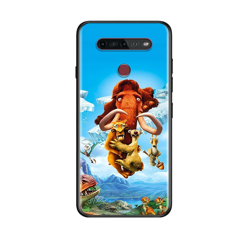 

Cute Animal Ice Age For LG G8 V30 V35 V40 V50 V60 Q60 K40S K50S K41S K51S K61 K71 K22 ThinQ 5G Phone Case
