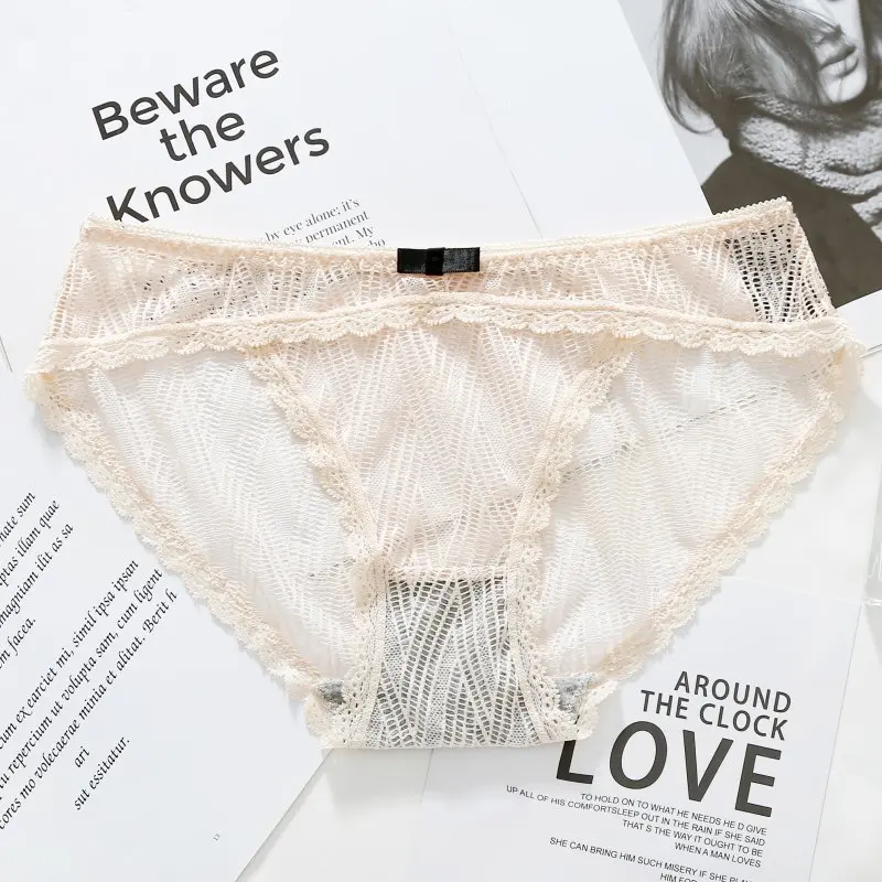 Фото Women Panties Sexy Mesh Lace Hollow Out Lovely Cute Lolita Kawaii Dots Knicker Brief Underwear Женская одежда Women Panties Sexy Mesh Lace Hollow Out Lovely Cute Lolita Kawaii Dots Knicker Brief Underwear Женская одежда