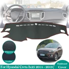 Нескользящий кожаный коврик для Hyundai Creta Ix25 2014 -2019, накладка на приборную панель, Солнцезащитный ковер, коврик, аксессуары для автомобиля 2017 2018