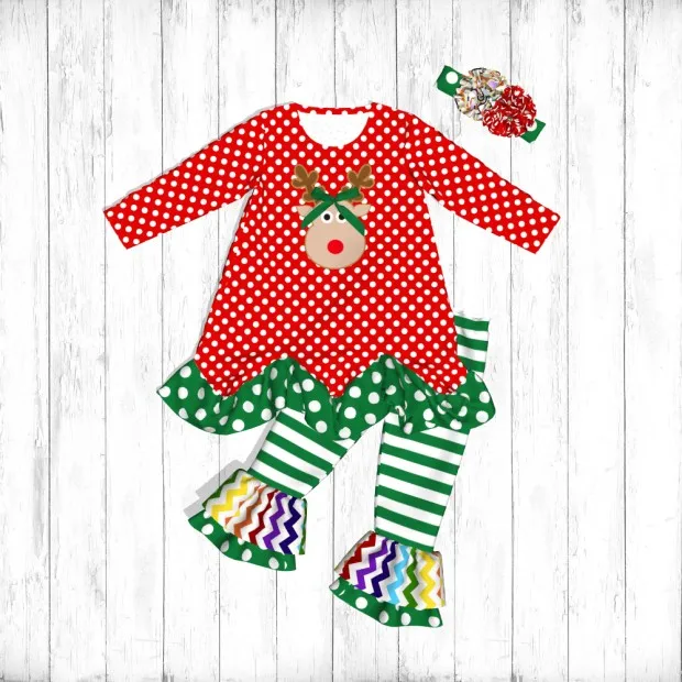 Оптовая продажа эксклюзивная хлопковая одежда для детей комплект одежды девочек