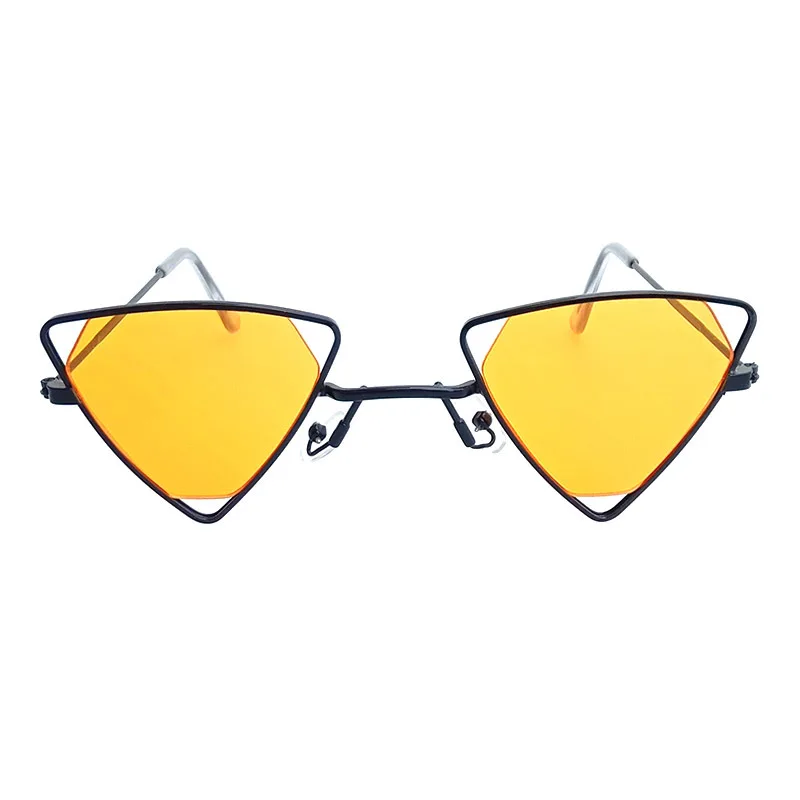 

Triangle Hollow Out Sunglasses Women Brand Design Sun Glasses Metal Frame Ocean Lens Eyewear UV400 lentes de sol