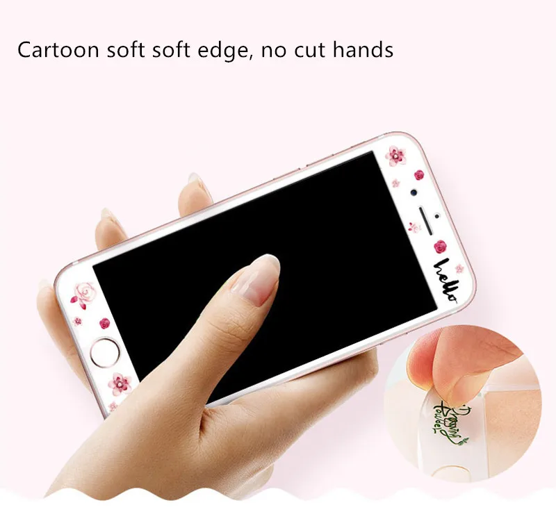 1 шт. 3D углеродного волокна мультфильм Doraemon Забавный узор закаленная Защитная