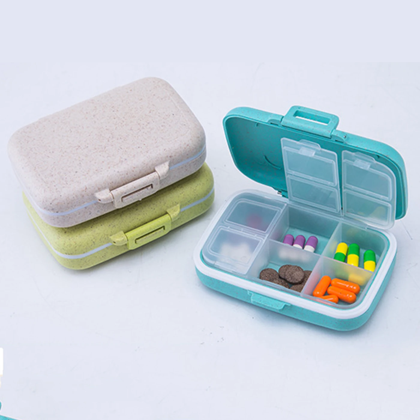 

Travel Pill Case Portable Pill Box Organizer Medicine Case Pill Dispenser Tablet Pill Medicine Container Pill Storage Box