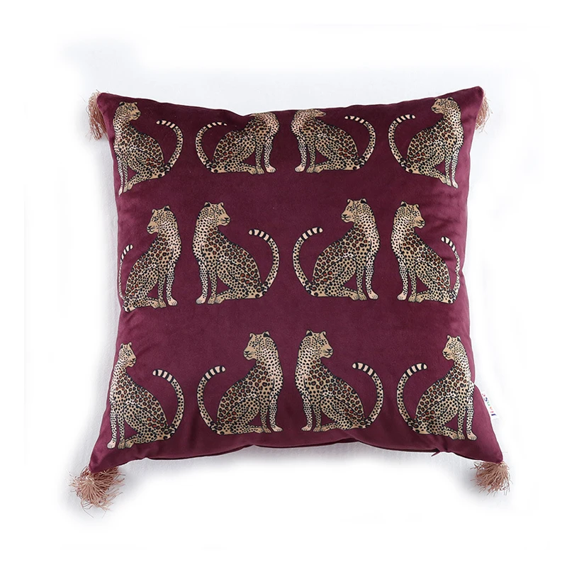 

MEDICCI HOME декоративная наволочка Леопард 45x45 см