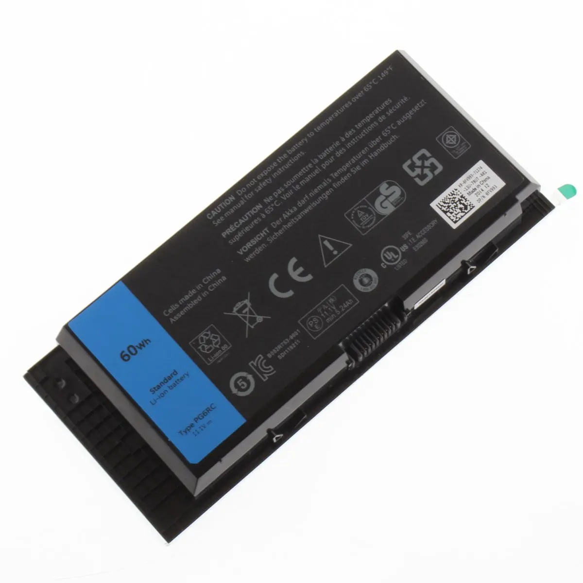 

Аккумулятор для ноутбука FV993 T3NT1 11,1 В 97 Втч для Dell Precision M4600 M4700 M6600 M6700 PG6RC R7PND 0TN1K5 FV993
