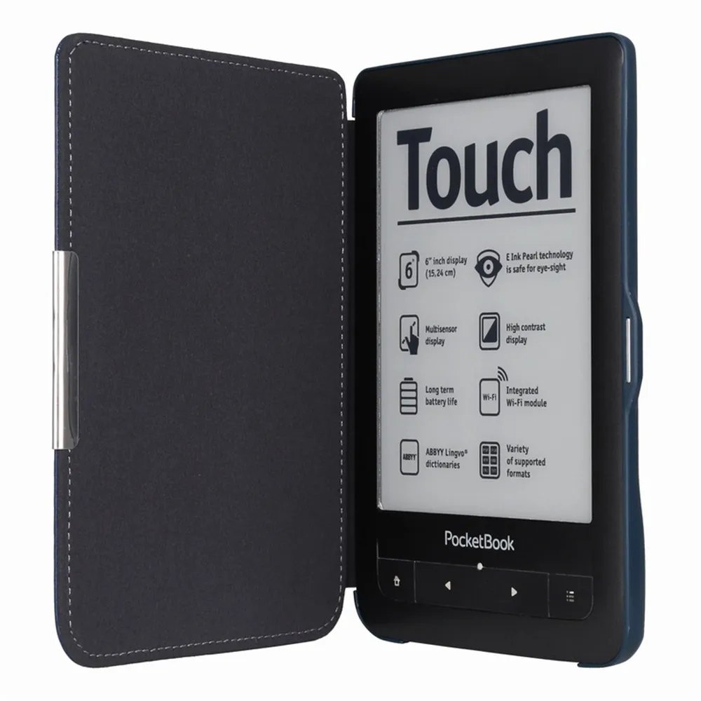 Флип-чехол для флип-книжки горячая Распродажа Pocketbook Basic 2 Touch Lux2 подходит Hd кожаный