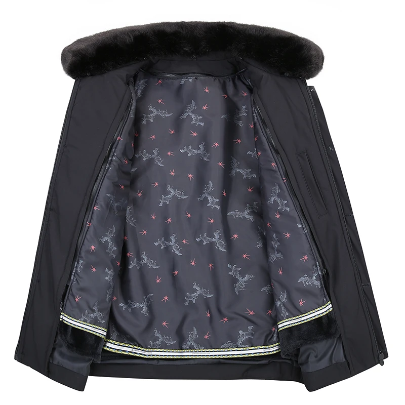 Plus 10XL 8XL 6XL Winter Jacket Men Fashion Casual Slim Thick Warm Mens Coats Parkas With fur collar Long Overcoats Male Clothes