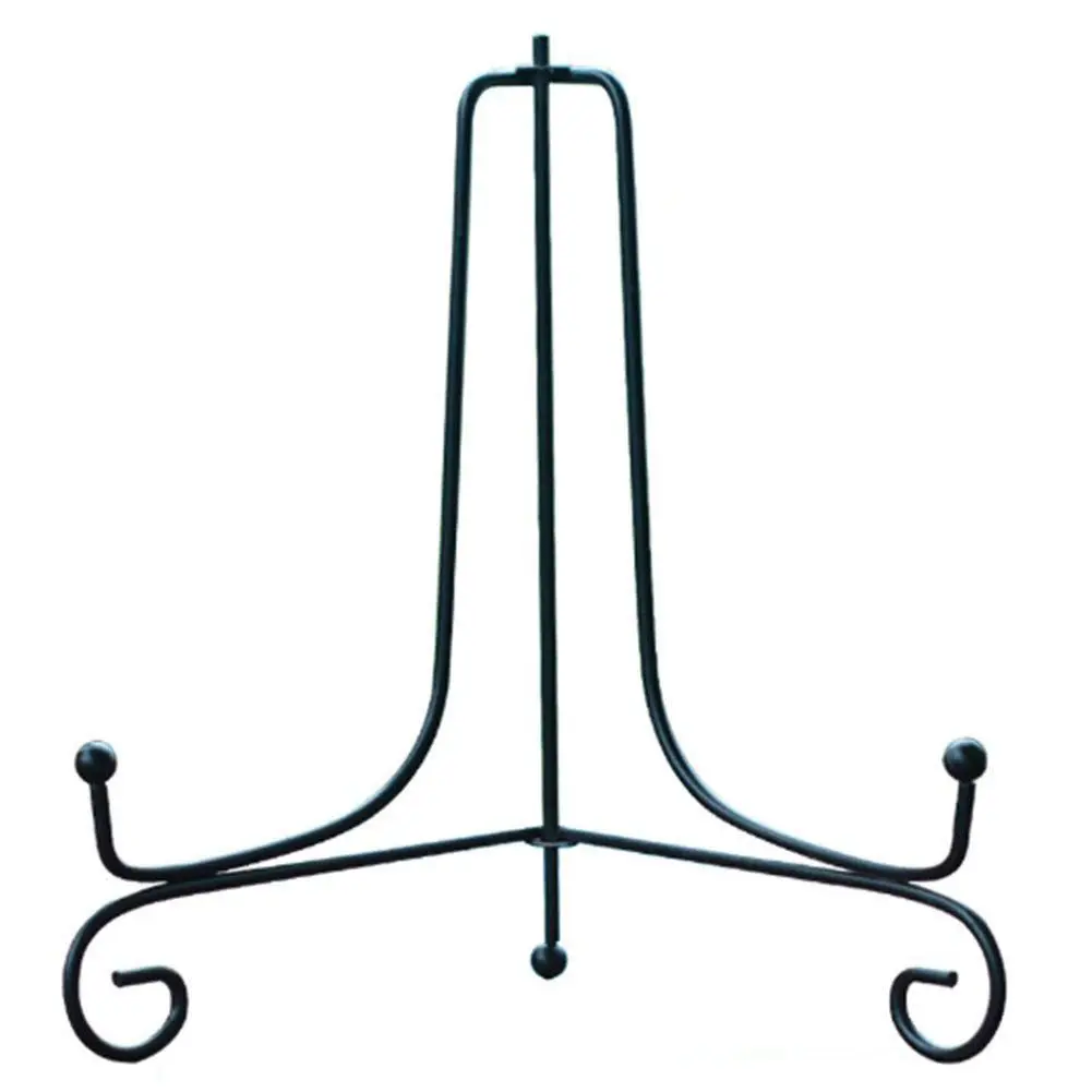 (4 упак.) 7 дюймовый Железный дисплей черный железный мольберт пластина фото