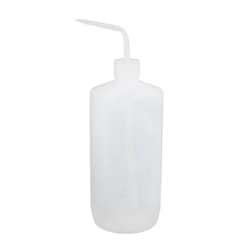

Clear White Plastic Cylinder Shaped Squeeze Measuring Bottle 1000Ml
