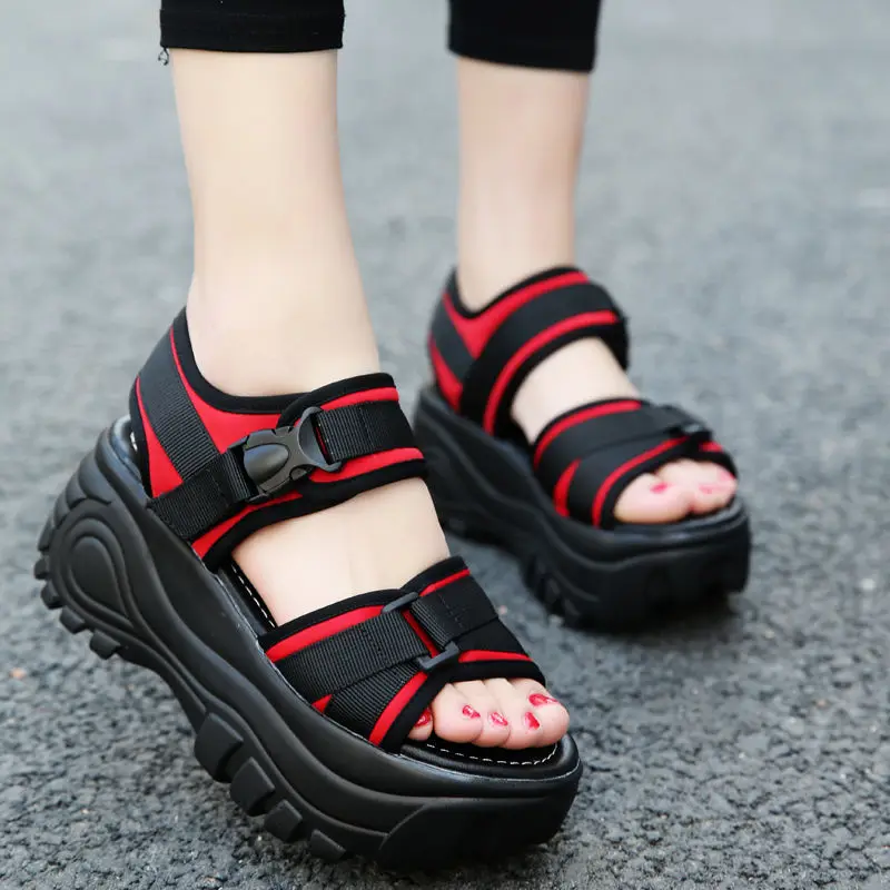 

Ladies Sandals Summer The New Fashion Platform Sandals Korean Version Casual Sports Sandals Roman Sandals Designer Sandals