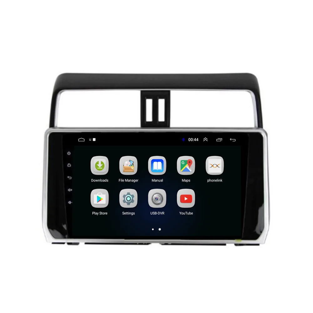 4G LTE Android 8,1 подходит для TOYOTA PRADO-Мультимедиа стерео автомобильный dvd-плеер навигация gps радио