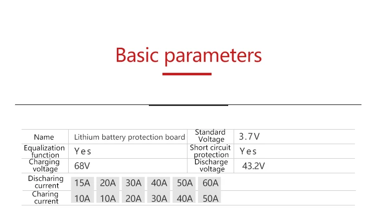 Li-Ion 16S 60V 15A 20A 30A 40A 60A 18650 PCM плата защиты батареи BMS PCM с балансным литиевым модулем батареи