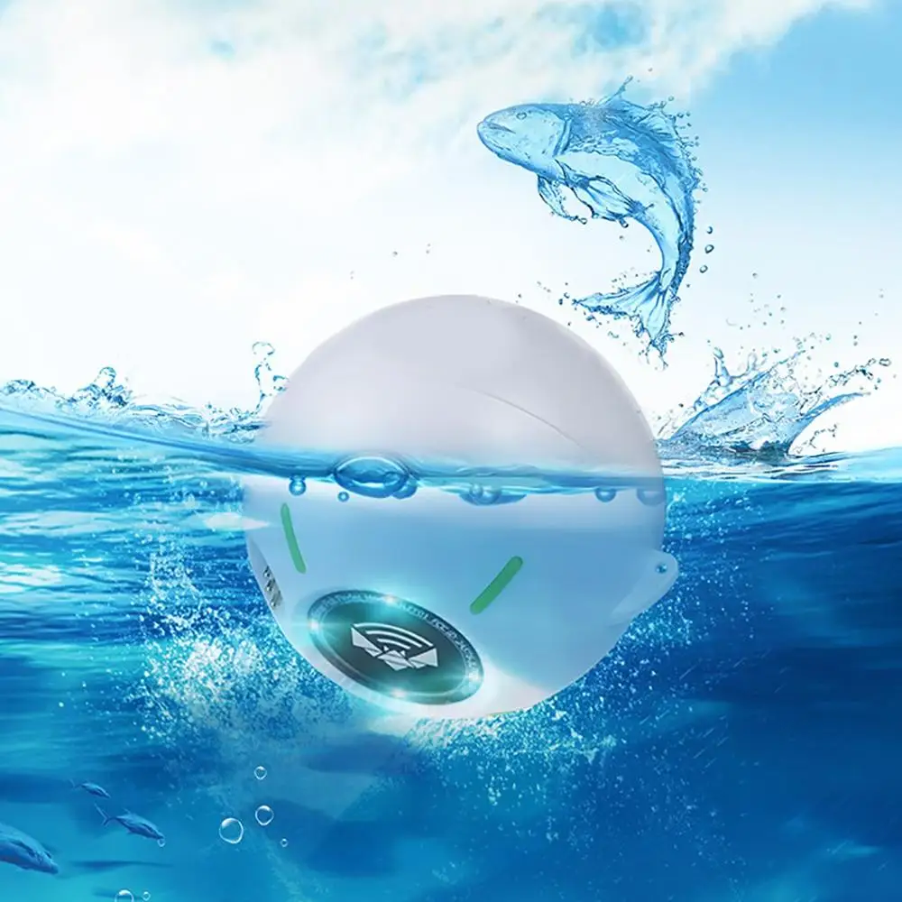 Портативный беспроводной Bluetooth Fish Fi nder умный сонар детектор глубины с