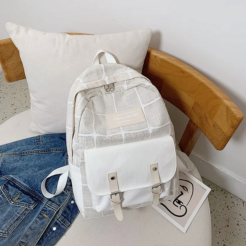 

2020 New Style WOMEN'S Backpack College Style Fashion GIRL'S School Bag Outdoor Travel Cute Pendant Backpack