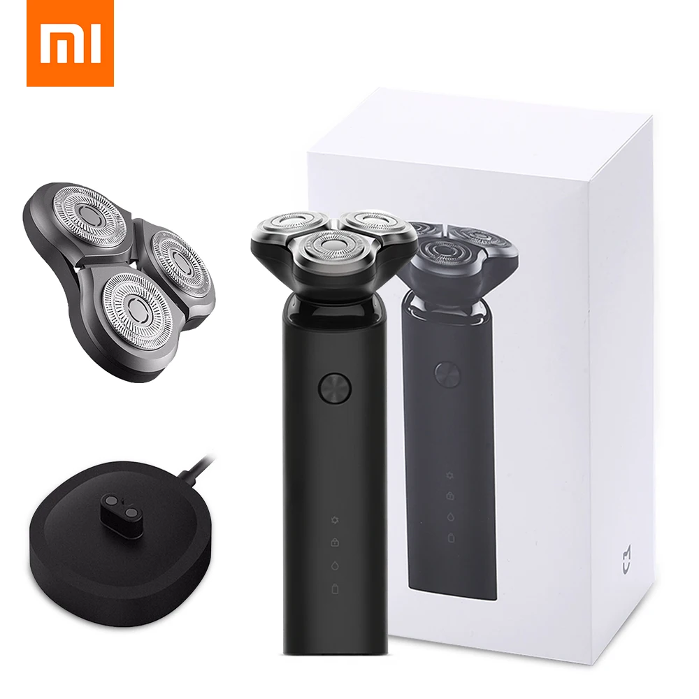 xiaomi Аутентичные Для мужчин 3 лезвия можно мыть электробритва бритва триммер электрическая станок для бритья тример для бороды электробритва электро мужчин носа станки one blade электрическая WXB
