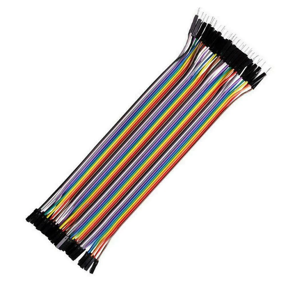 

120 Pcs/set 40-Pin Jumper Wires Accessories Dupont Wire Kit Multicolored Nice Pro