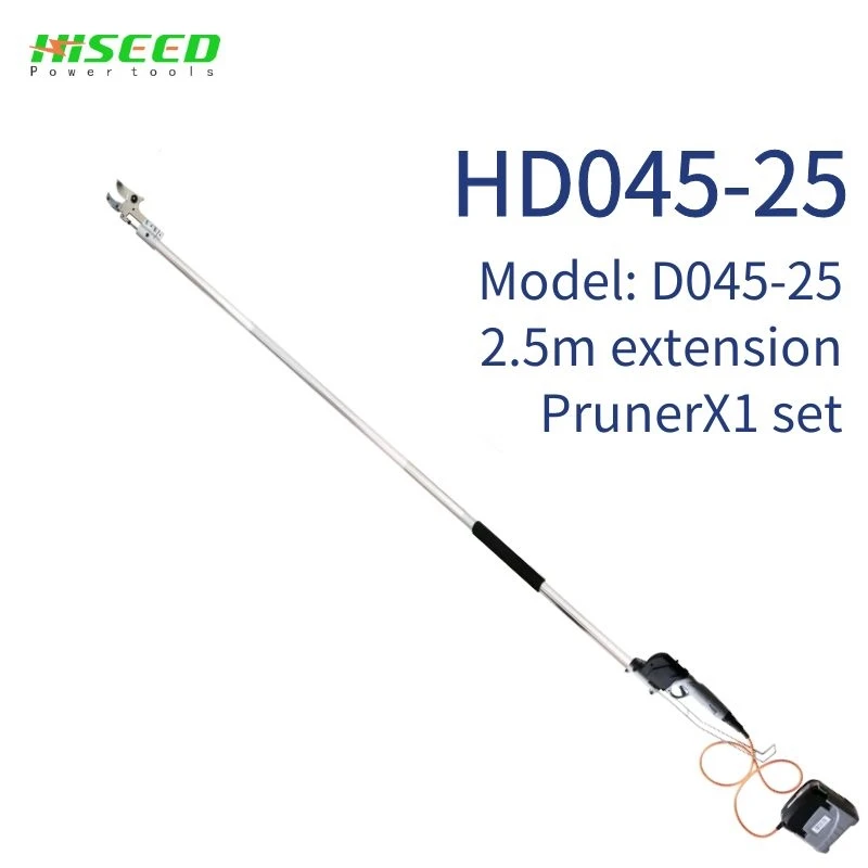 2.5m pruner kit Расширенный телескопический стержень Электрический секатор сдвига литиевая батарея ультра длинный режим ожидания забор хедж триммер - Цвет: 2.5m pruner kit
