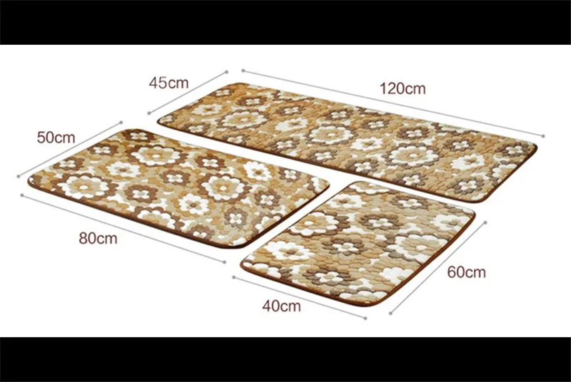 Комплект из 3 предметов милая Подушка скользкий пол коврик Гостиная прикроватный