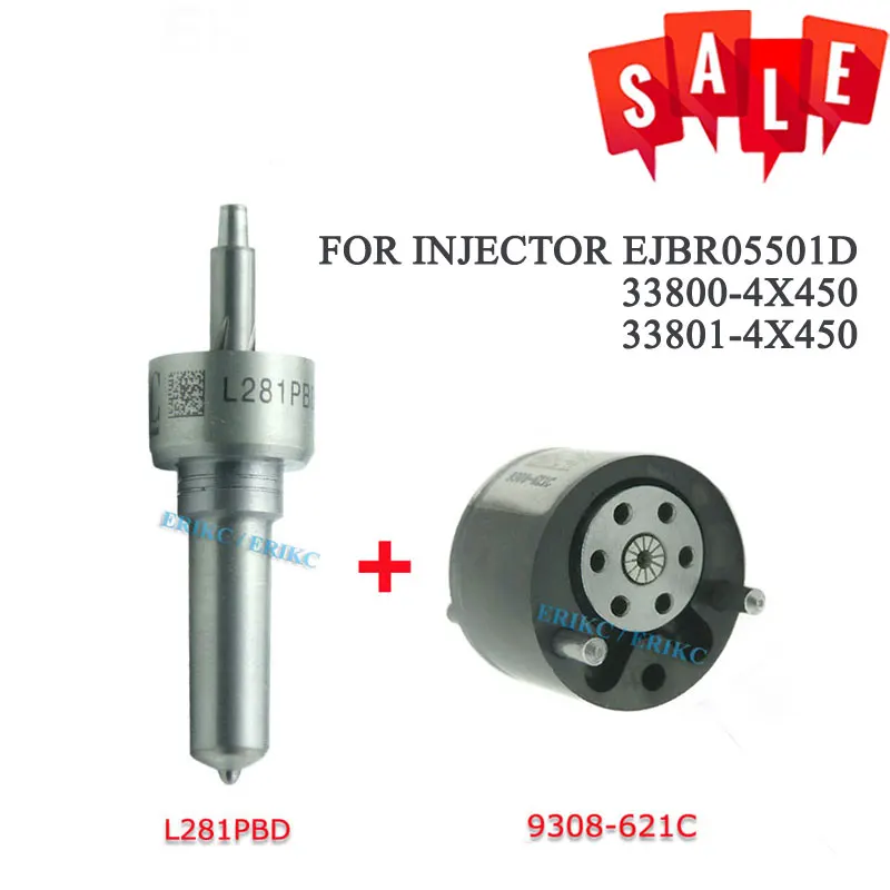 7135-623 (L281PBD+9308-621C) Diesel Common Rail Injector Repair Kit Control Valve 9308Z621C Nozzle L281PRD for KIA EJBR05501D | Автомобили