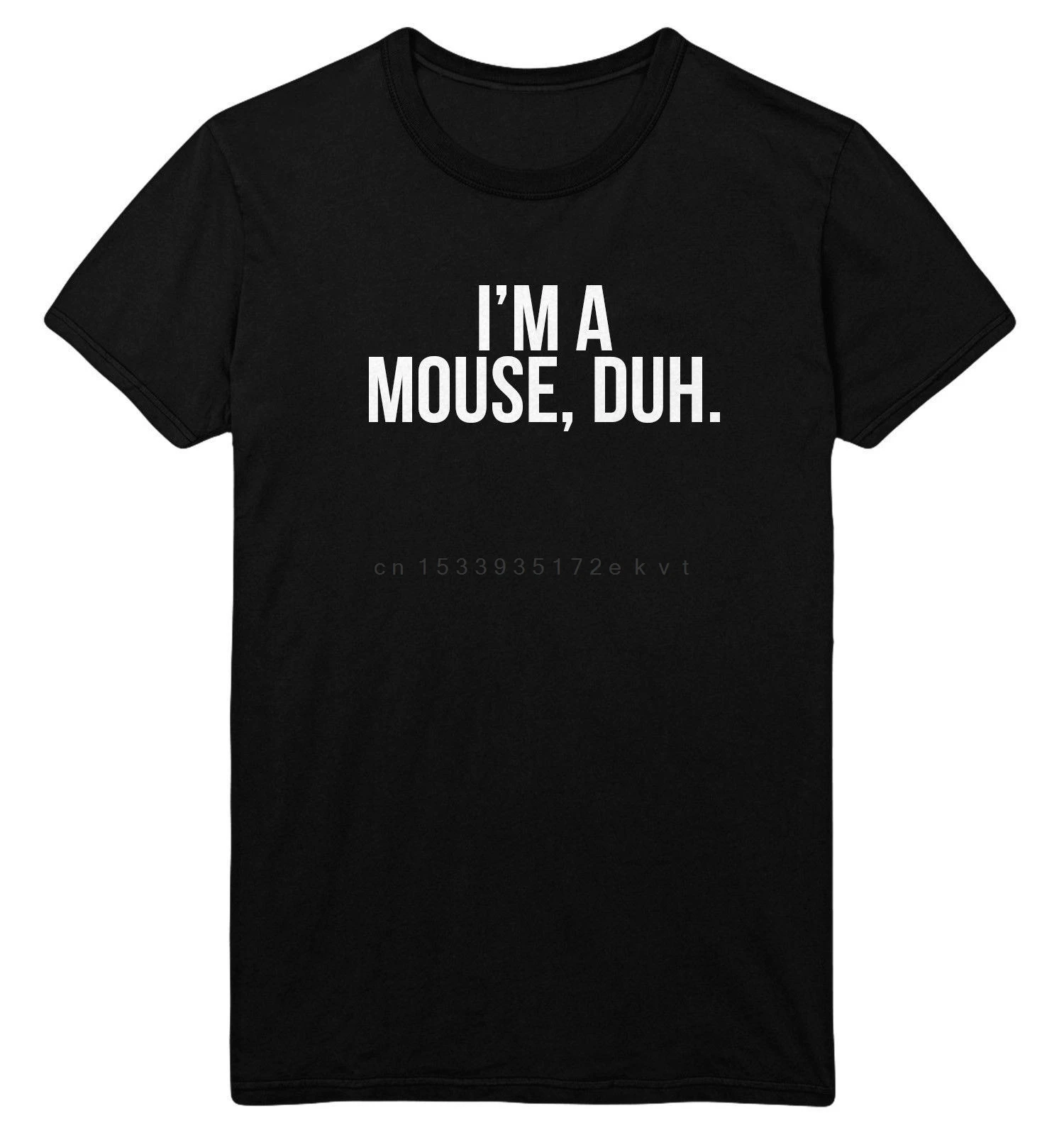 ! Распродажа! Футболка I'm A Mouse Duh топ среднее женское маскарадное платье дешево