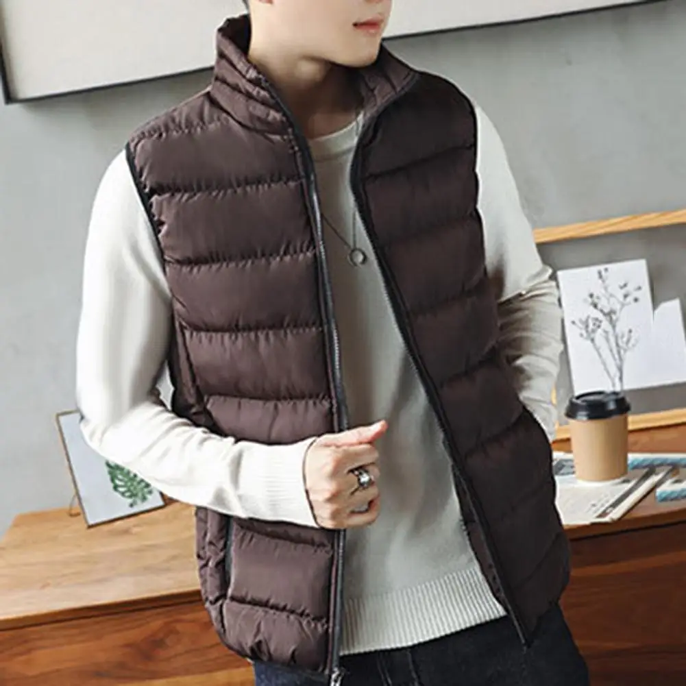 Мужские куртки жилеты зимний мужской теплый жилет без рукавов клетчатый со