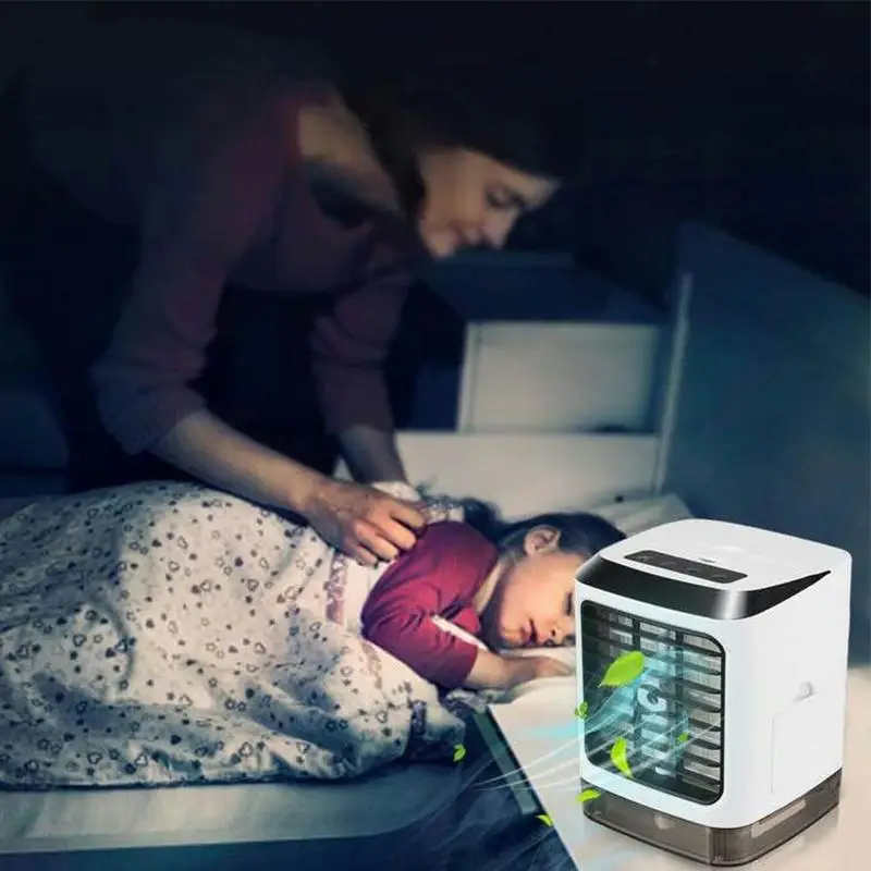 

with Remote Control Air Conditioner Fan Air Cooler Mode Cooling Fan Three Air Gear Conditioner Dropship Mini Frost Air J8S3