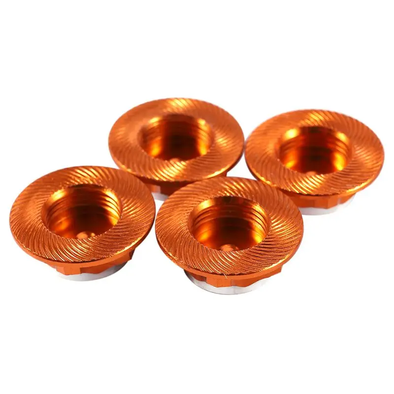 

4Pc Aluminum Wheel Hub Cover Antidust Cover 17mm HEX Nut for RC 1:8 Model Car I