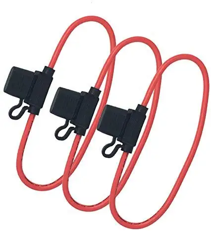 MCIGICM Встроенный держатель предохранителя с 40A ATC 10 AWG 3 упаковки | Обустройство дома