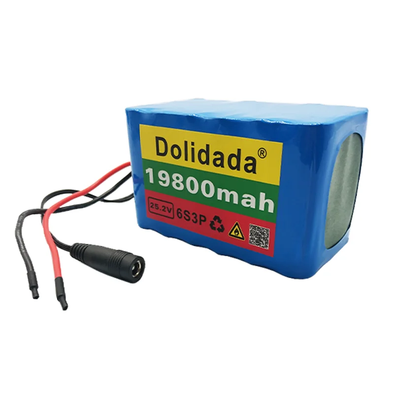 

100% 25,2 V 19800mah 6S3P 18650 25,2 V