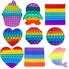 Детский силиконовый тренажер для раннего развития, игрушки для снятия стресса