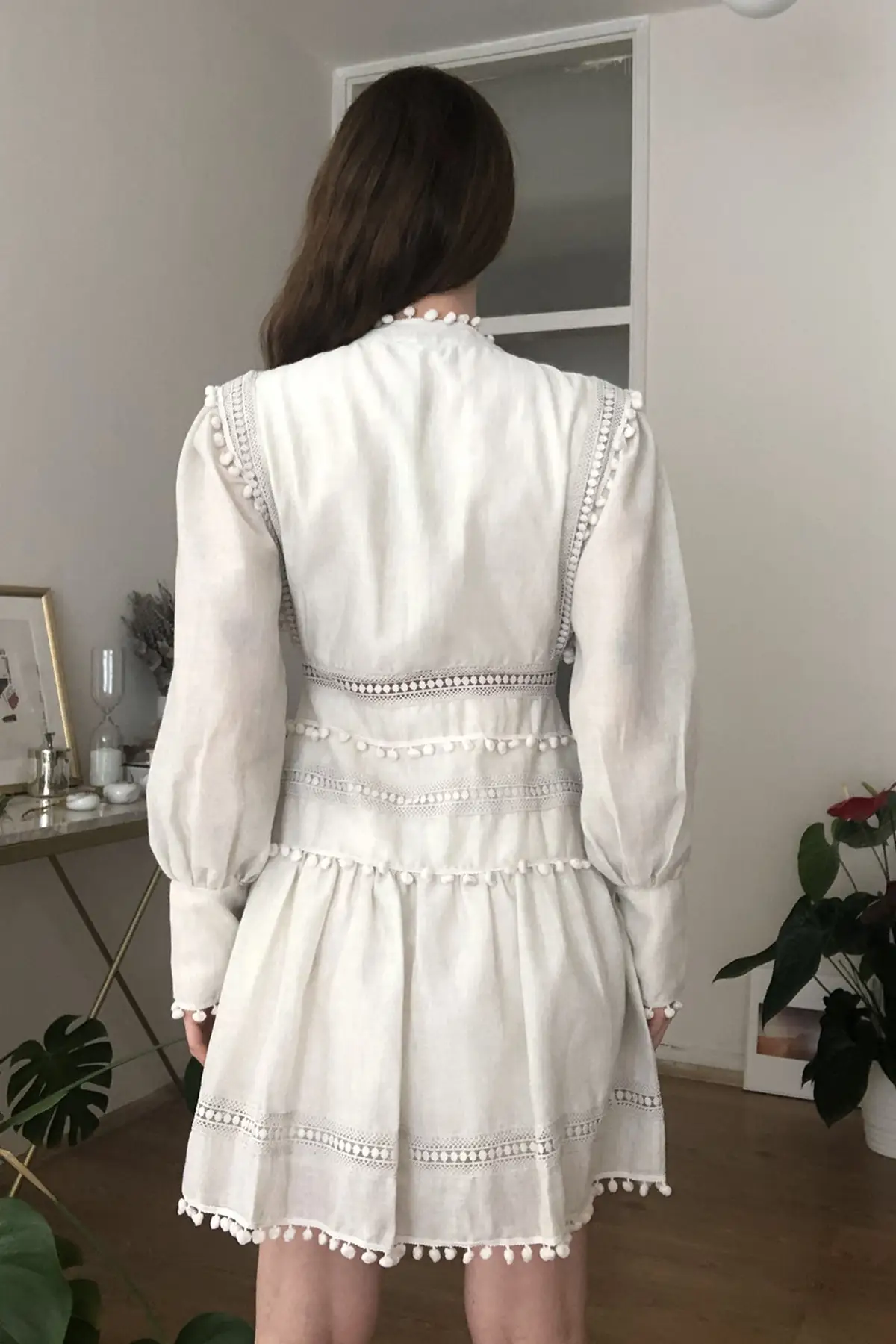 

Trendyol Collar Detailed Accessorized Dress TPRSS20EL1504