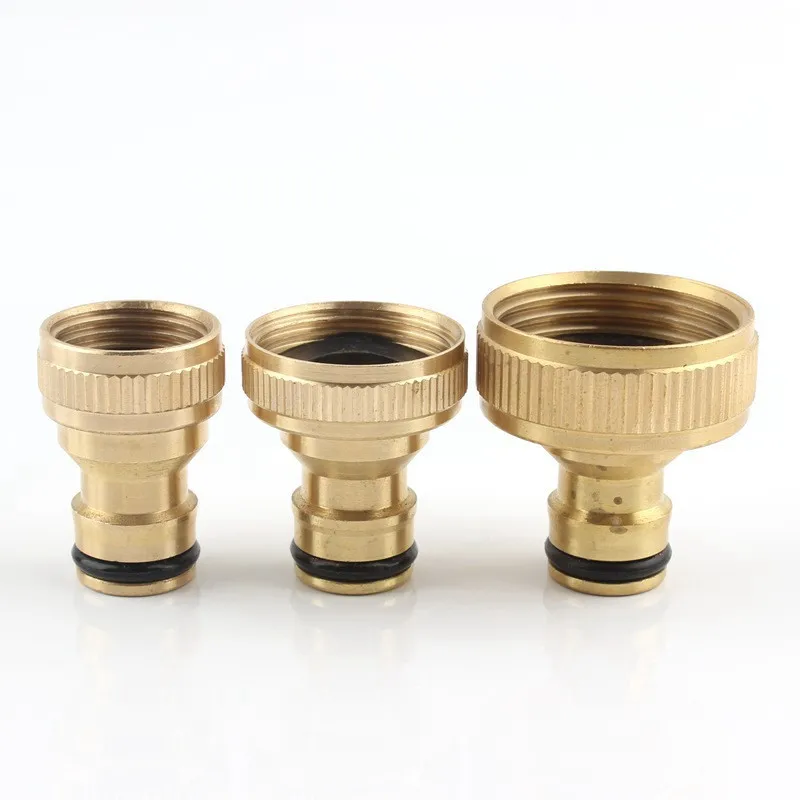 Медь 1/2 ''3/4'' 1 ''Резьбовой Адаптер водопроводное соединение для крана водяной пистолет мойка автомобильный разъем 16 мм разъем для садового шланга для сада