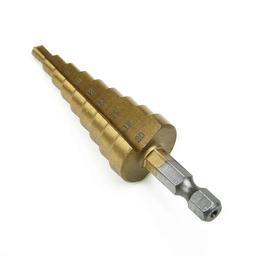 

3x HSS Large Cobalt Hole Titanium Cone Step Drill Bit Cutter Tool W/ Pouch 2019