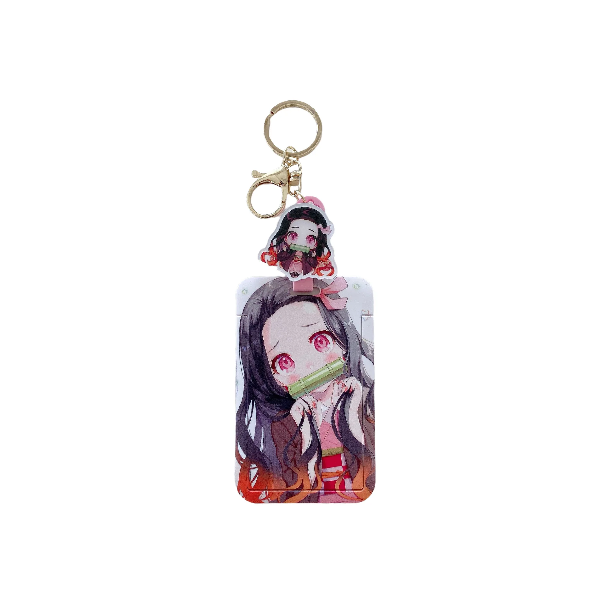 

C711 Anime Demon Slayer for Key Neck Strap For Card Badge Gym Key Chain Lanyard Key Holder DIY Hang Rope Keychain